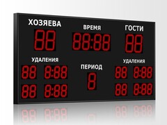 Табло для хоккея Импульс 721-D21x4-D18x5-L4xD13x5