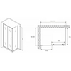 Abber Schwarzer Diamant AG301005-S805 Душевой уголок, 100x80x190