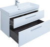 Aquanet 249922 Тумба Nova 100 2 ящ. (SLIM SYNERGY) цв.бел. глянец (249922)