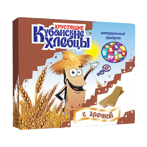 Хлебцы Кубанские С Гречкой Пшеничн 100г