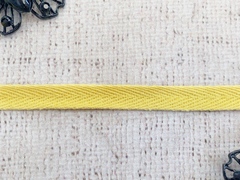 Лента киперная, хлопок, ш. 1 см, бледно-жёлтый
