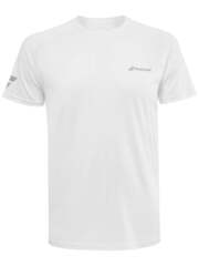 Теннисная футболка Babolat Play Crew Neck Tee Men - white