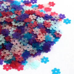 Пайетки плоские roselline 5 мм. Микс