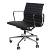 Офисное кресло Eames Ribbed EA 117 черная кожа