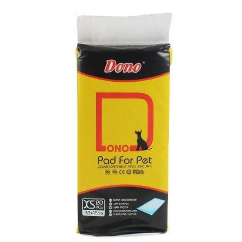 Dono Pets Pads одноразовые впитывающие пеленки для животных размер XS 33х45 20 штук