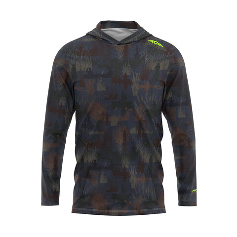 Худи Болото синее