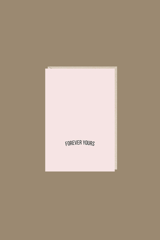 Открытка "forever yours"