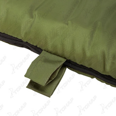 Спальный мешок NISUS TRAVEL Wide Plus 400 (220х106, Hollowfiber, зелёный)