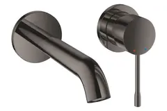 GROHE Essence 29192A01 Внешняя часть смесителя для раковины скрытого монтажа, на 2 отверстия, M-Size, темный графит глянец фото