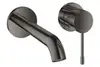 GROHE Essence 29192A01 Внешняя часть смесителя для раковины скрытого монтажа, на 2 отверстия, M-Size, темный графит глянец