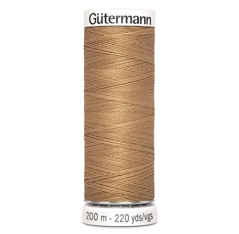 Нить Sew-All 200 м, Gutermann, 307 св.бежевая охра