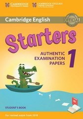 Cambridge English Starters 1 for Revised Exam from 2018 Student's Book