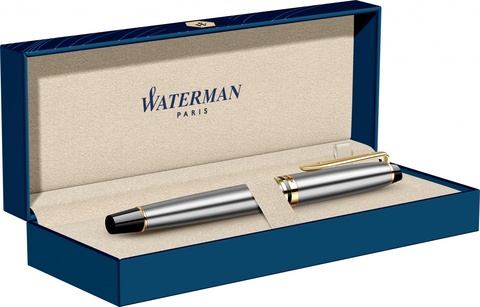 Ручка перьевая Waterman Expert  St. Steel GT, F (S0951940)