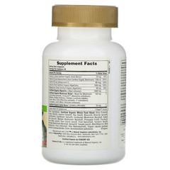 Nature's Plus, Source of Life Garden, органическая поддержка здоровья костей, 120 растительных капсул