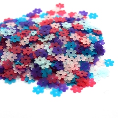 Пайетки плоские roselline 5 мм. Микс