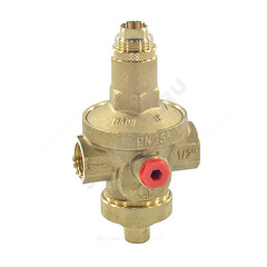 Регулятор давления мембранный латунь R153M Ду 32 Ру25 1 1/4" ВР Рн=1,5 - 7бар с выходом под манометр Giacomini R153MY006