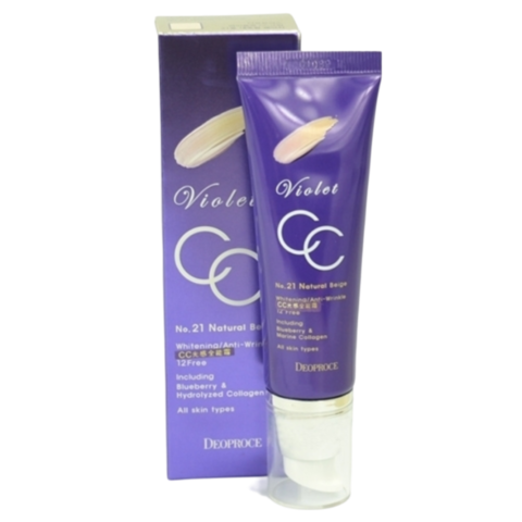 Deoproce Violet CC Cream Крем СC #21 тон