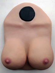 Облегченная силиконовая накладная грудь, Размер С (3Й) с растягивающимся воротом