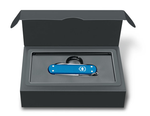 Нож-брелок Victorinox Classic Alox LE 2020, Aqua Blue (0.6221.L20)