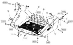 Вынос радиатора (черный) для Baltmotors SMC Jumbo 2011- STORM MP 0156 V1