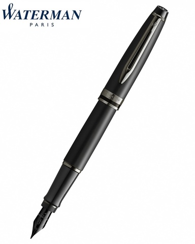 Ручка перьевая Waterman Expert Metallic, Black RT, M (2119189)
