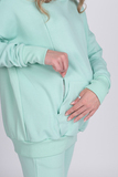 Спортивный костюм для беременных и кормящих 12275 ментол