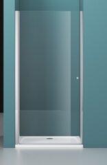 BelBagno ETNA-B-1-80-C-Cr Дверь в проём с одной распашной дверью (магниты 45°, дверь открывается только наружу). Стекло 6 мм, прозрачное, хром фото