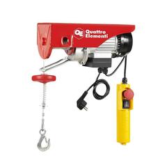 Таль электрическая QUATTRO ELEMENTI TL-250 (550Вт, 125/250кг, трос 12м, блок полиспаст в компл.)