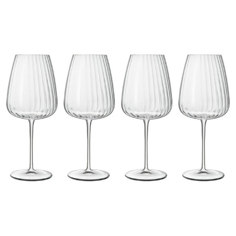 Набор бокалов 4шт 0.7л для красного вина Luigi Bormioli Оптика