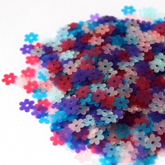 Пайетки плоские roselline 5 мм. Микс