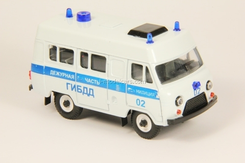 UAZ-3962 Police GIBDD high roof 1:43 Agat Mossar Tantal