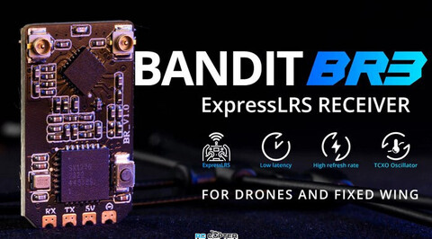Приёмник Radiomaster Bandit BR3 ELRS diversity 915 МГц