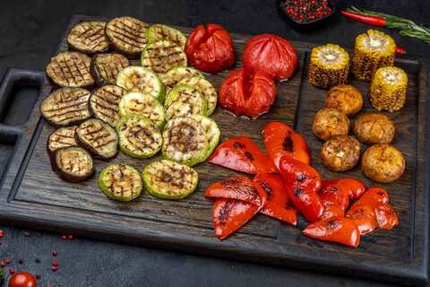 Овощи гриль Мольберт Кейтеринг