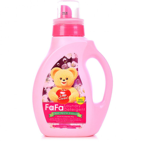 Жидкое средство для стирки детского белья NS FaFa с яблочным ароматом, флакон, 1000 мл