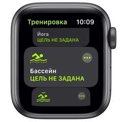 Смарт-часы Apple Watch SE 40mm Space Gray Aluminum Case with Black Sport Band (MYDP2RU/A)