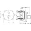 Термостат встраиваемый на 2 потребителя Ideal Standard Ceratherm 100 A4888AA