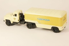 GAZ-53P with semitrailer PAZ-744 Clothing Vector-models 1:43