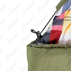 Спальный мешок NISUS TRAVEL Wide Plus 400 (220х106, Hollowfiber, зелёный)