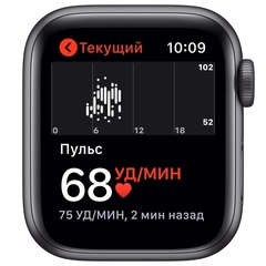 Смарт-часы Apple Watch SE 40mm Space Gray Aluminum Case with Black Sport Band (MYDP2RU/A)