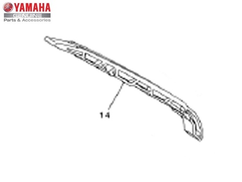 Планка поддержки цепи (успокоитель) Yamaha 23P122510000