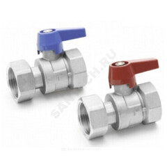 Комплект шаровых кранов латунь рычаг Wester 0-33-0100