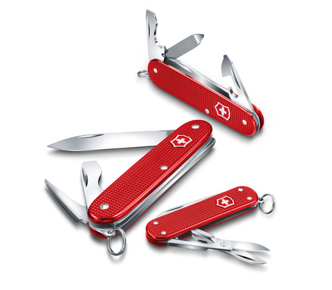 Нож-брелок Victorinox Classic Alox LE 2018, Berry Red (0.6221.L18)