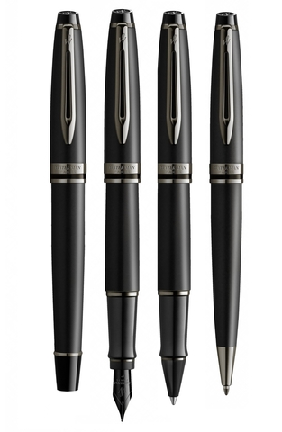 Ручка перьевая Waterman Expert Metallic, Black RT, M (2119189)