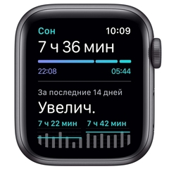 Смарт-часы Apple Watch SE 40mm Space Gray Aluminum Case with Black Sport Band (MYDP2RU/A)