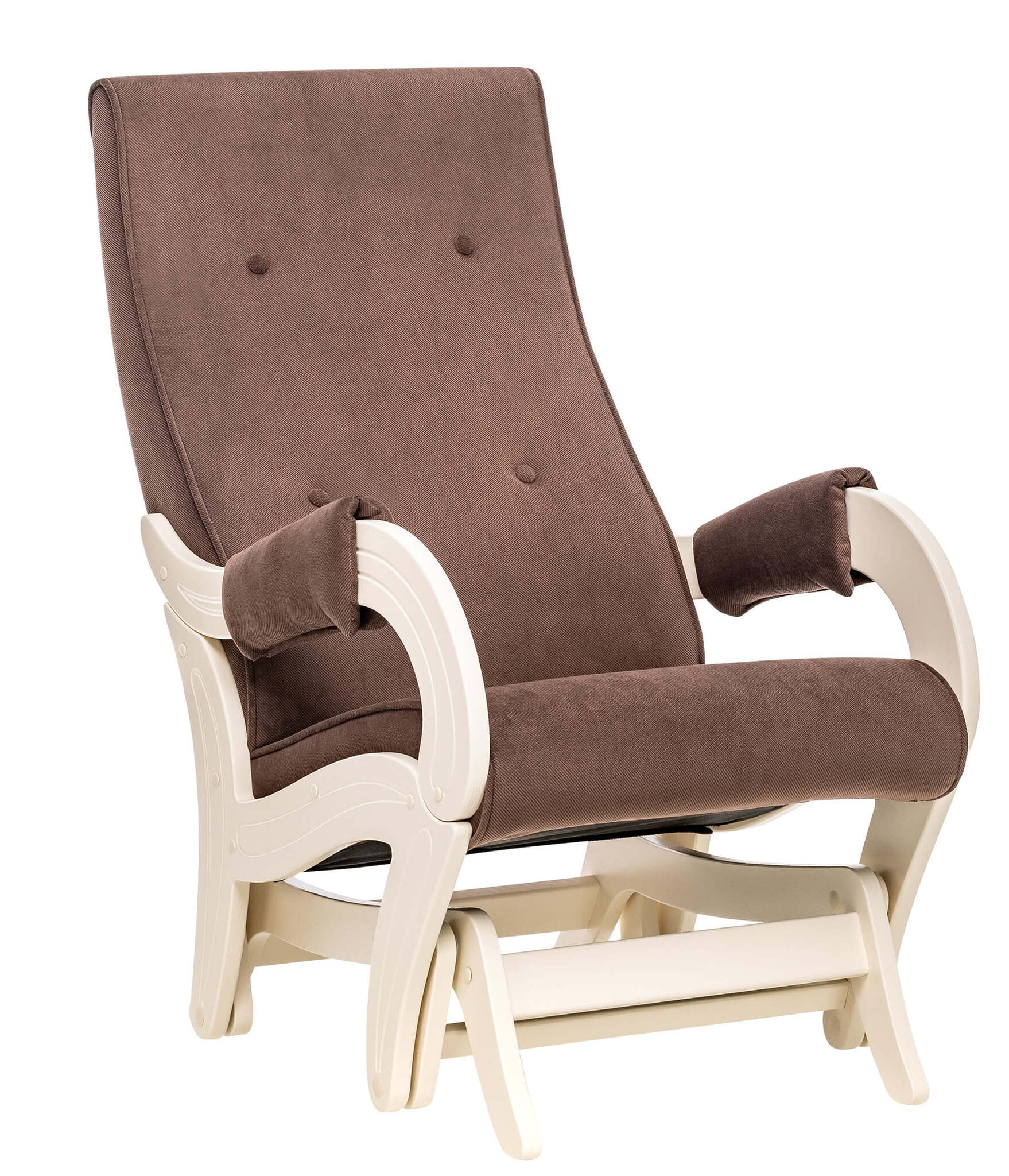 Кресло-глайдер модель 68 (венге/Antik Crocodile) коричневый