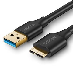 Кабель UGREEN US130 (10840) USB 3.0 A Male to Micro USB 3.0 Male Cable 0.5м черный