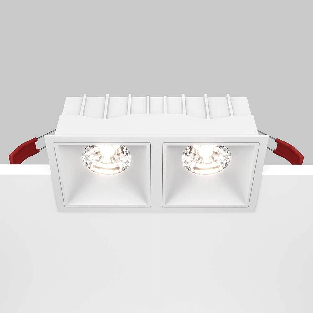 Встраиваемый светильник Maytoni Alfa LED DL043-02-15W4K-D-SQ-W