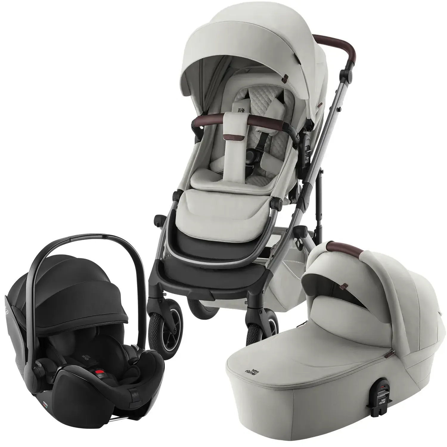 Britax Roemer Smile 5Z - 3 в 1 Коляска 3 в 1 Britax Roemer Smile 5Z Lux Linen Grey britax_roemer_smile_5Z_linen_grey___baby_safe_pro_space_black.webp