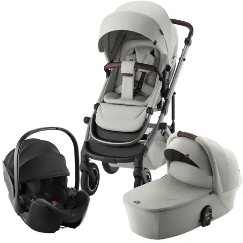 Коляска 3 в 1 Britax Roemer Smile 5Z Lux Linen Grey