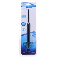 Черный шприц с тонким кончиком для введения геля Deep Shot Lubricant Launcher - 